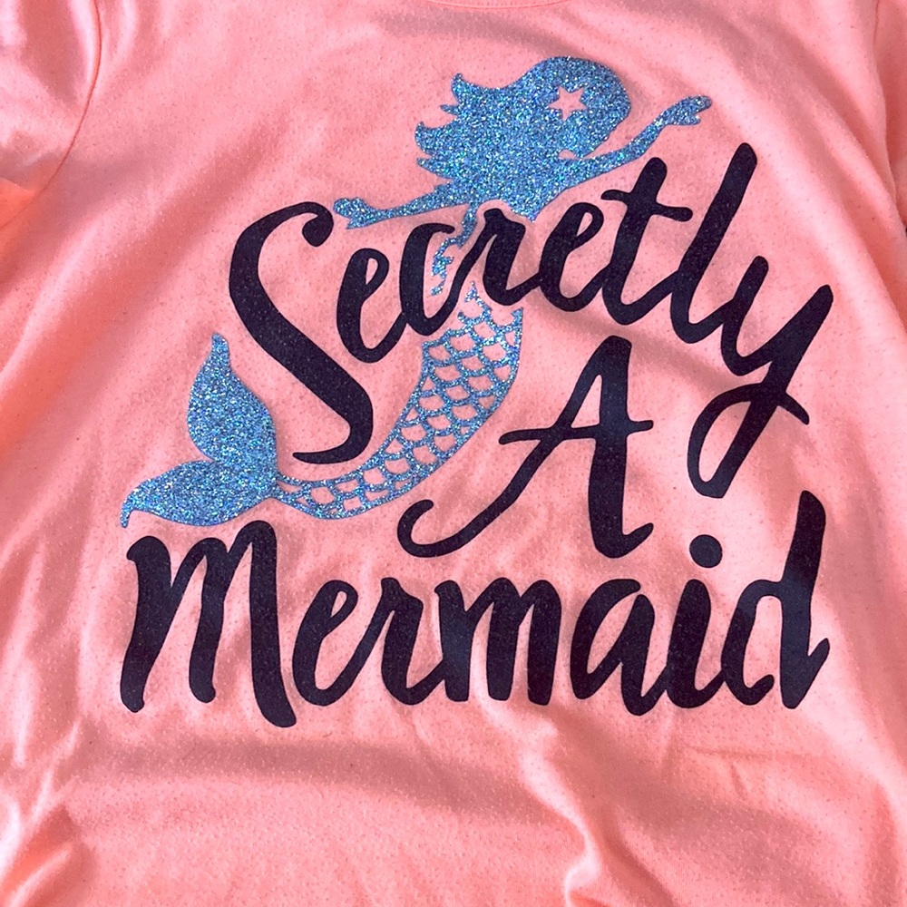 Big Girls Justice Short Sleeve T-Shirt 14/16 — Secretly A Mermaid